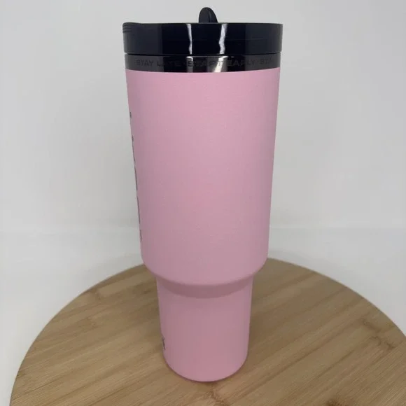 Stanley Messi GOAT Quencher ProTour Tumbler 40oz Pink Insulated Handle Lid Straw - Picture 8 of 12